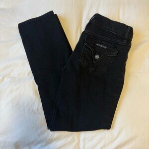 Hudson Women's Black Straight Leg Jeans